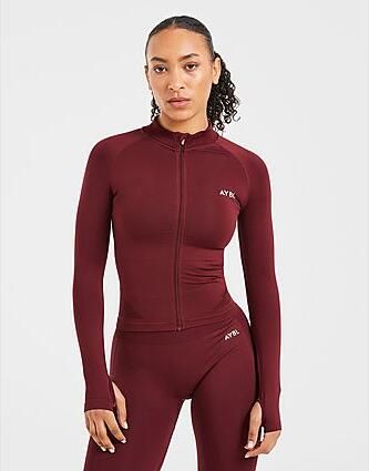 AYBL Empower Seamless Full Zip Top Rood- Dames Rood - Foto 2