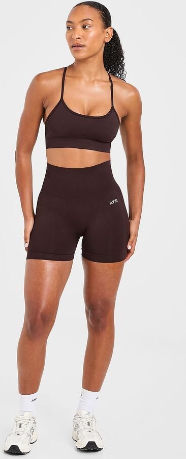 AYBL Empower Seamless Sports Bra Bruin- Dames Bruin