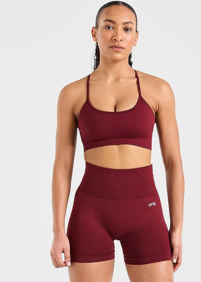 AYBL Empower Seamless Sports Bra Rood- Dames Rood