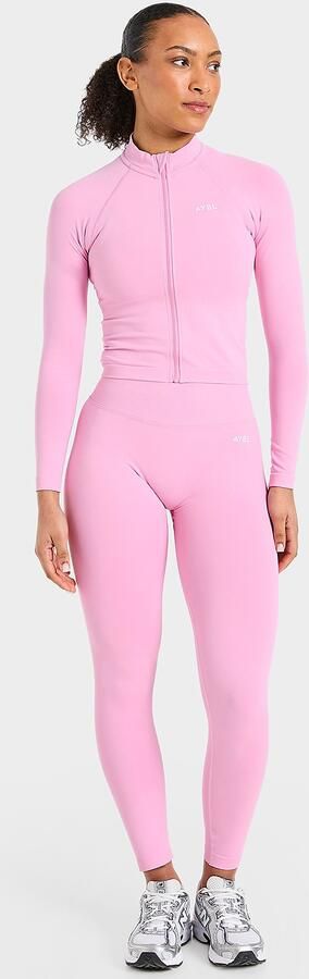 AYBL Enhance Full Zip Seamless Top Roze- Dames Roze