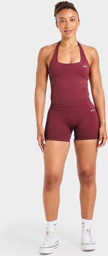 AYBL Enhance Seamless Halterneck Top Rood- Dames Rood