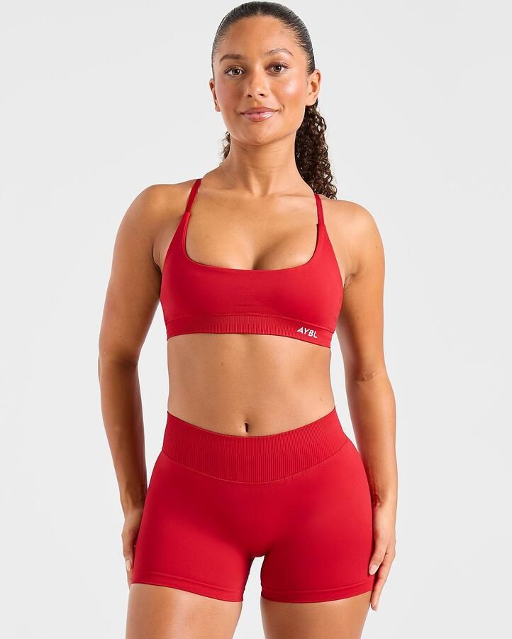AYBL Enhance Seamless Sports Bra Rood- Dames Rood