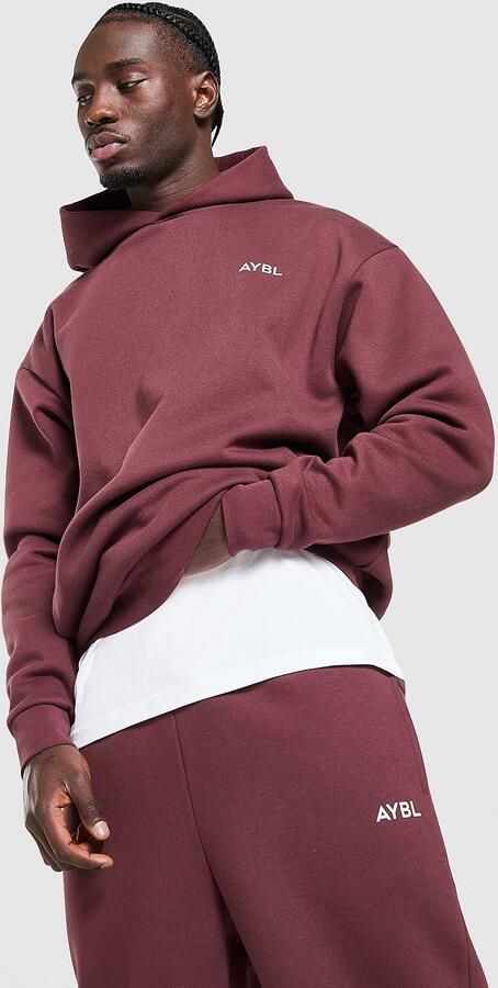 AYBL Essential Oversized Hoodie Rood- Heren Rood