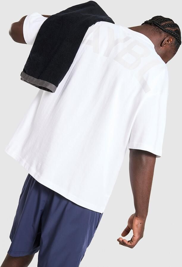 AYBL Essential Oversized T-Shirt Wit- Heren Wit
