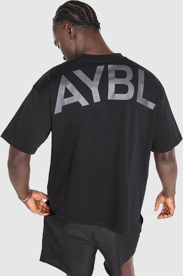 AYBL Essential Oversized T-Shirt Zwart- Heren Zwart