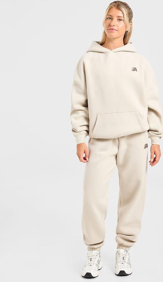 AYBL Retro Athletics Oversized Hoodie Crème- Dames Crème