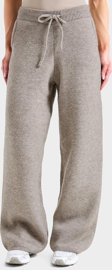 AYBL Soft Knitted Wide Joggers Bruin- Dames Bruin