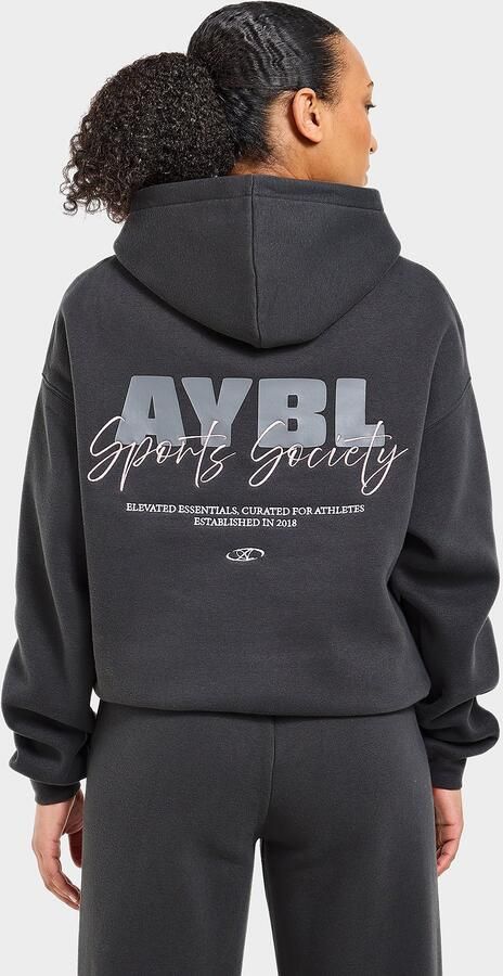AYBL Sports Society Hoodie Zwart- Dames Zwart
