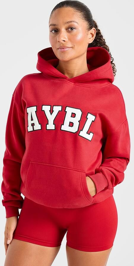 AYBL Varsity 2.0 Overhead Hoodie Rood- Dames Rood