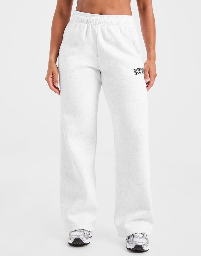 AYBL Varsity 2.0 Wide Leg Joggers Grijs- Dames Grijs