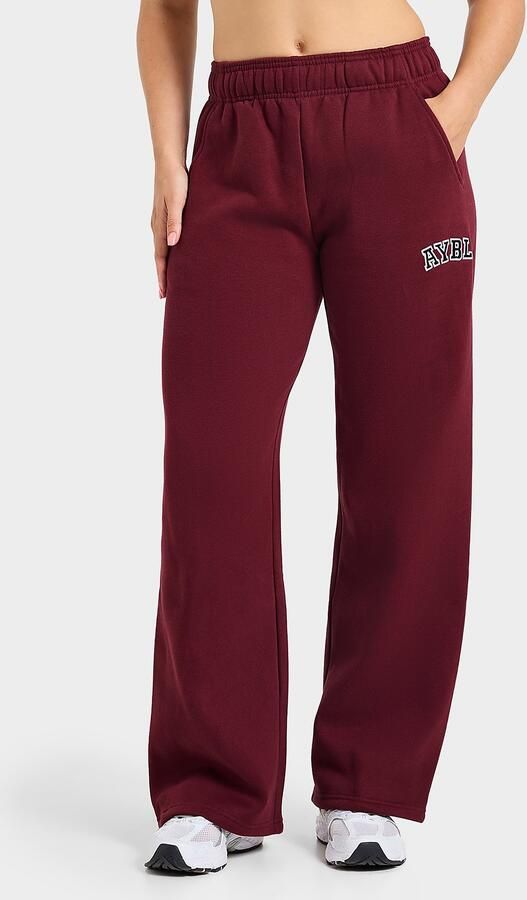 AYBL Varsity 2.0 Wide Leg Joggers Rood- Dames Rood