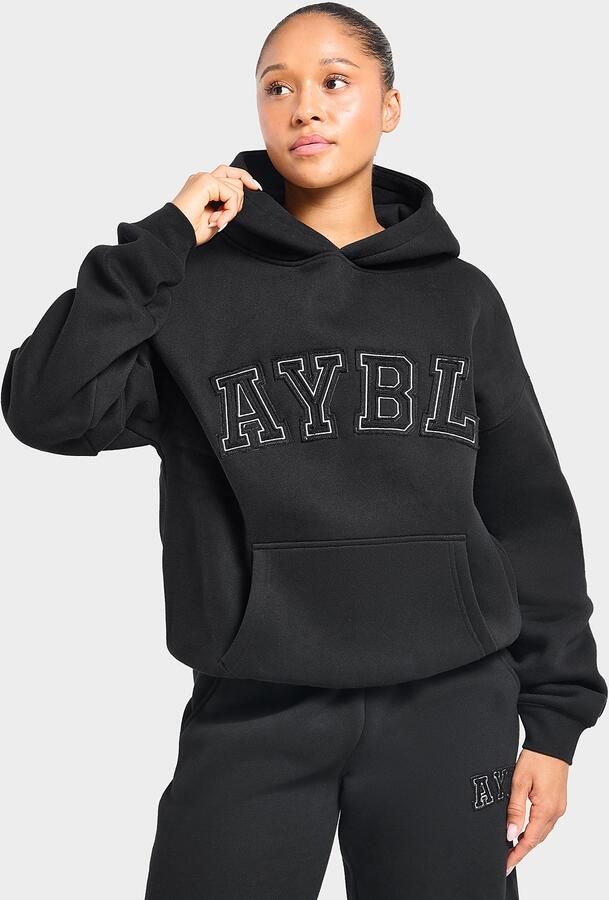 AYBL Varsity Applique Hoodie Zwart- Dames Zwart