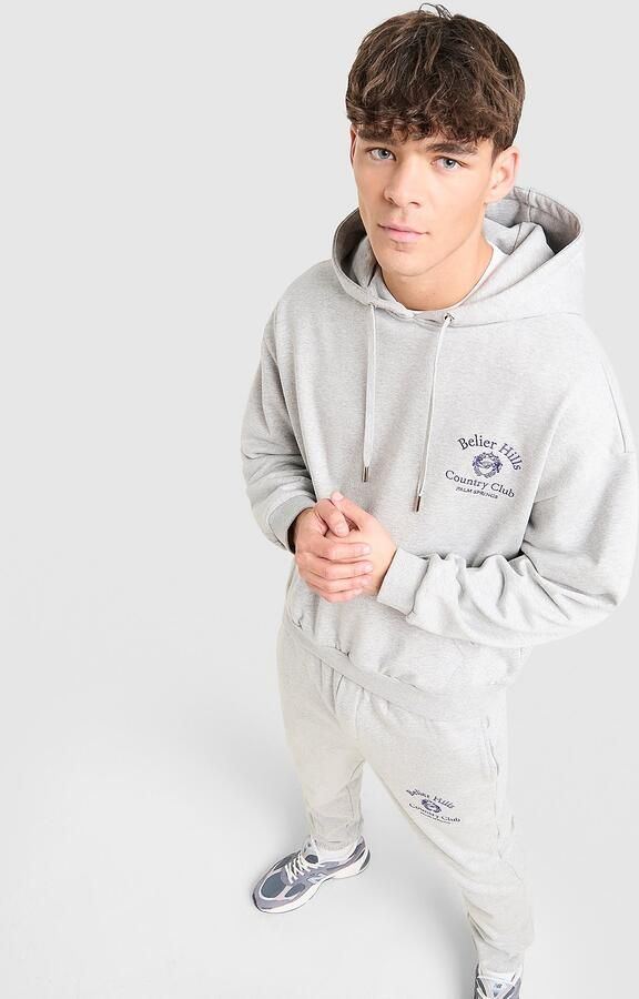Belier Country Club Hoodie Grijs- Heren Grijs