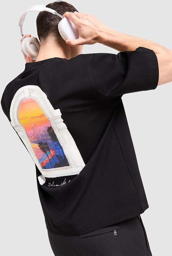 Belier Dusk T-Shirt Zwart- Heren Zwart