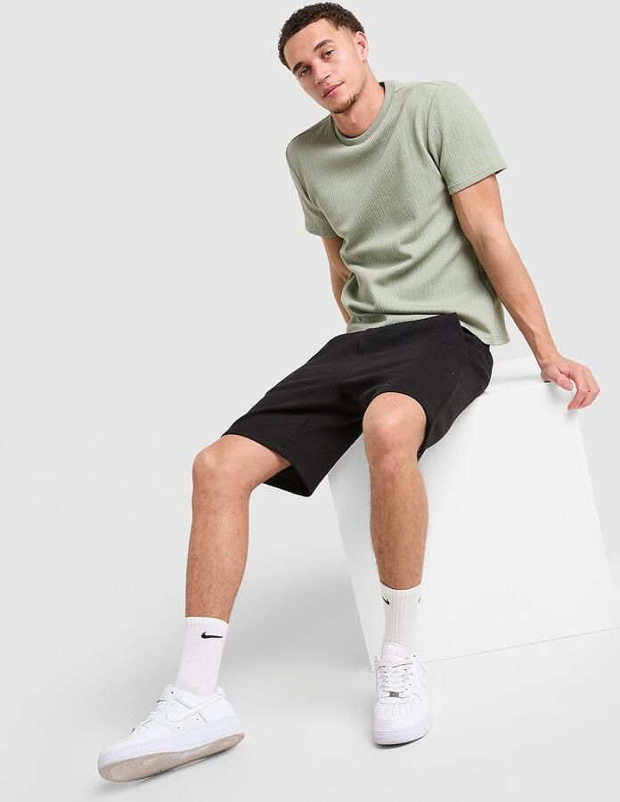 Belier Textured T-Shirt Groen- Heren Groen