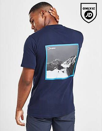 Berghaus Back Mountain T-Shirt Blue- Heren