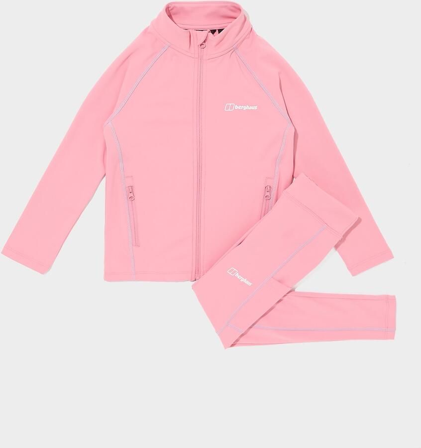 Berghaus ' Aptitude Full Zip Top Leggings Set Children Roze