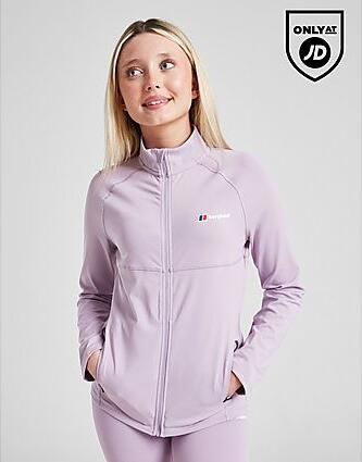 Berghaus ' Carve Full Zip Track Top Junior Purple