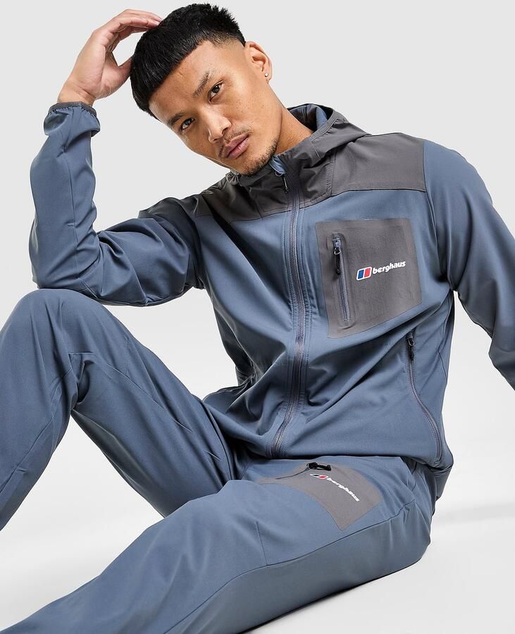 Berghaus Intervale Woven Jacket Blauw- Heren Blauw