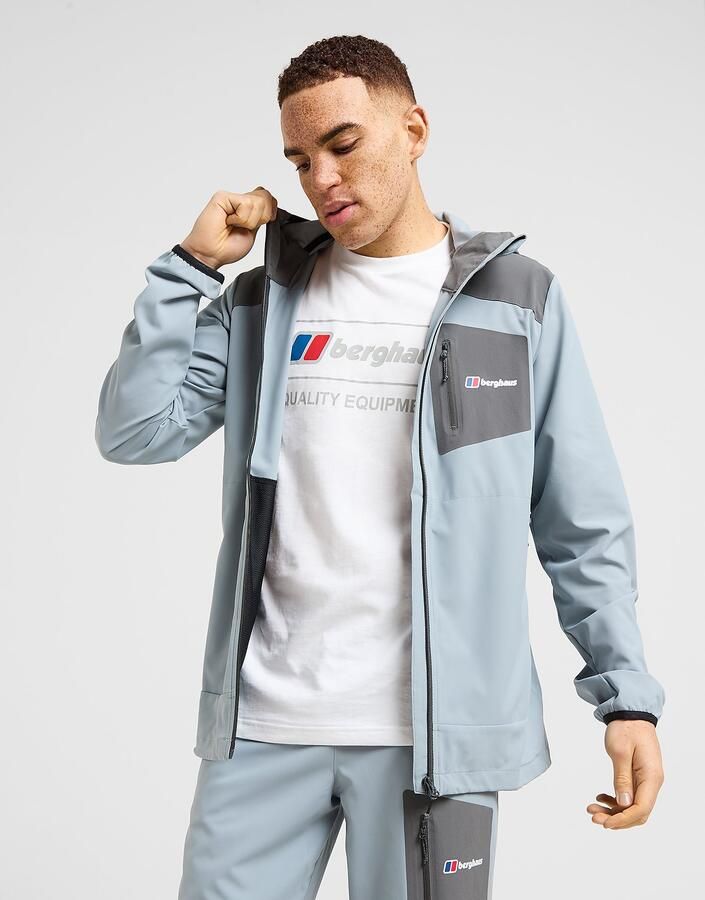 Berghaus Intervale Woven Jacket Grijs- Heren Grijs