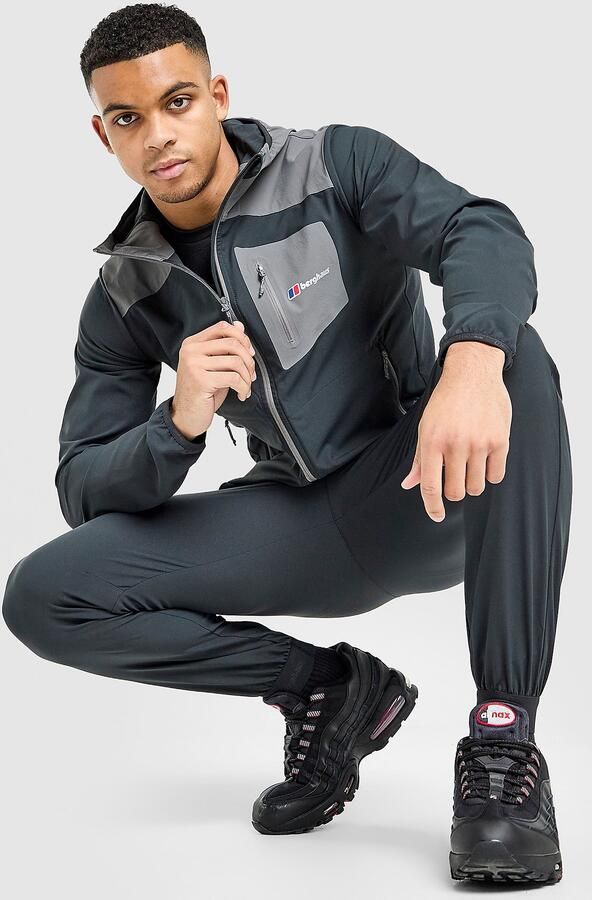 Berghaus Intervale Woven Jacket Zwart- Heren Zwart