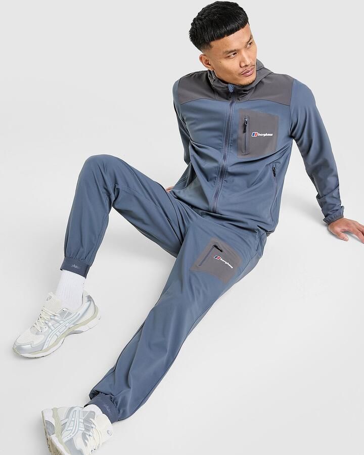 Berghaus Intervale Woven Track Pants Blauw- Heren Blauw