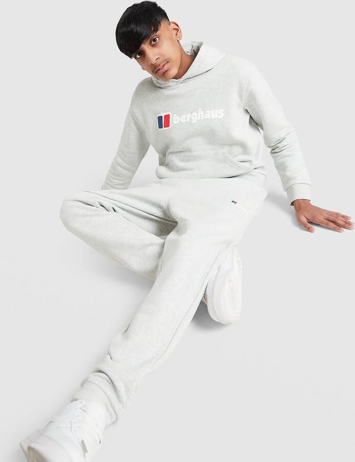 Berghaus Large Logo Hooded Tracksuit Junior Grijs