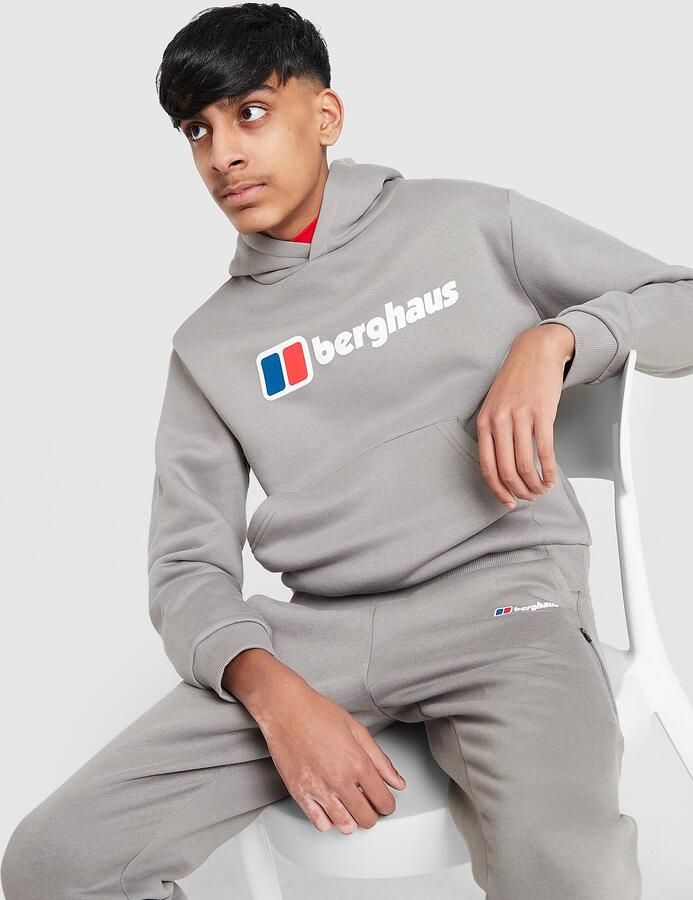 Berghaus Large Logo Hoodie Junior Grijs