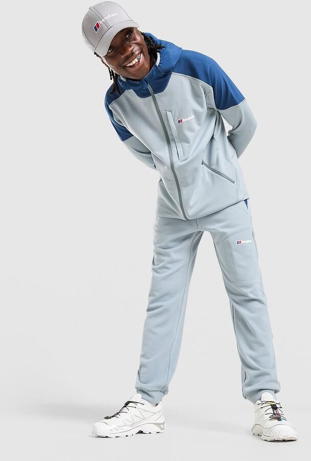 Berghaus Lightweight Poly Full Zip Hoodie Grijs- Heren Grijs