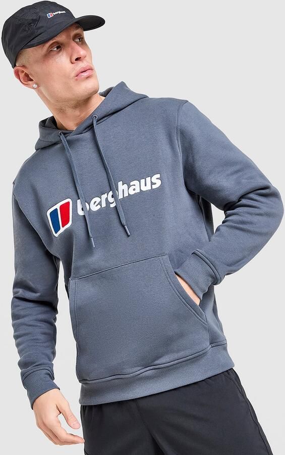 Berghaus Logo Hoodie Blauw- Heren Blauw