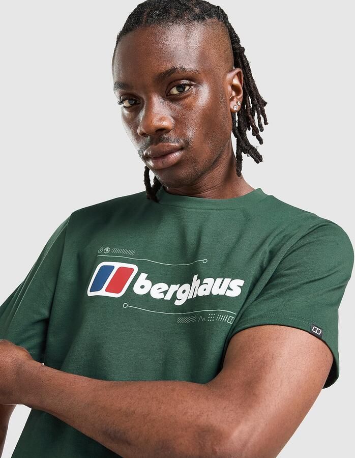 Berghaus Logo T-Shirt Groen- Heren Groen