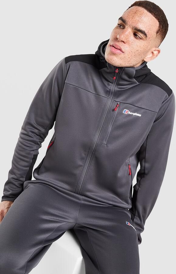 Berghaus Lonnen Poly Hoodie Grijs- Heren Grijs