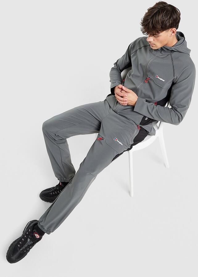 Berghaus Lonnen Woven Full Zip Jacket Grijs- Heren Grijs