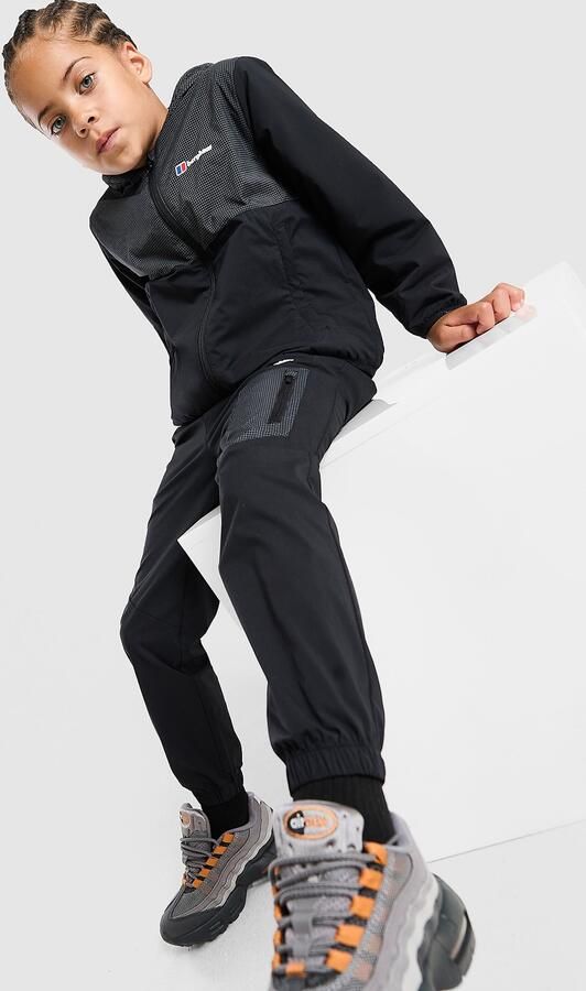 Berghaus Matrix Full Zip Tracksuit Children Zwart Kind Zwart