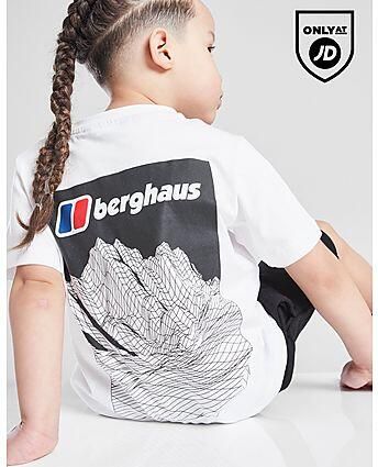 Berghaus Mountain T-Shirt Shorts Set Children White