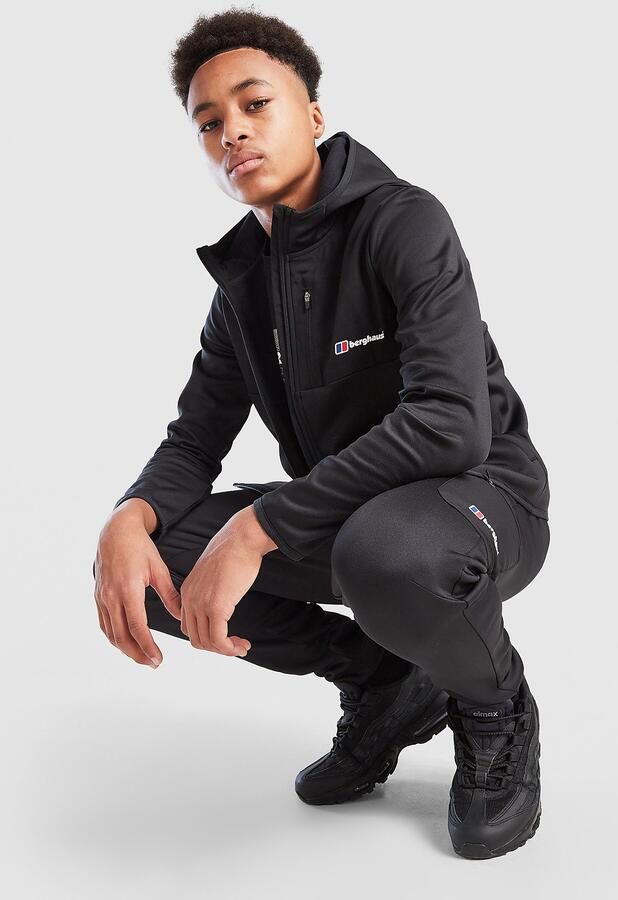 Berghaus Poly Hoodie Junior Zwart