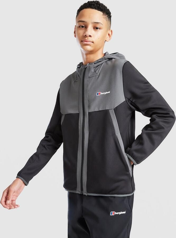 Berghaus Reacon Fleece Hoodie Junior Zwart Kind Zwart