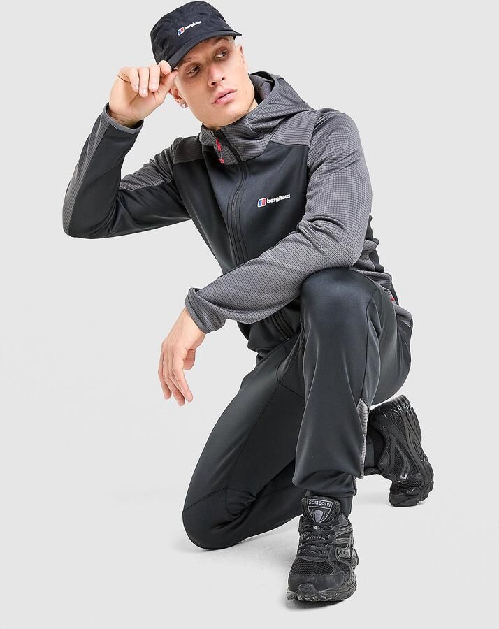 Berghaus Sidley Full Zip Hoodie Zwart- Heren Zwart