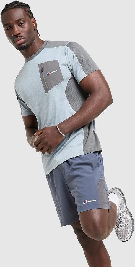 Berghaus Sidley Pocket T-Shirt Grijs- Heren Grijs