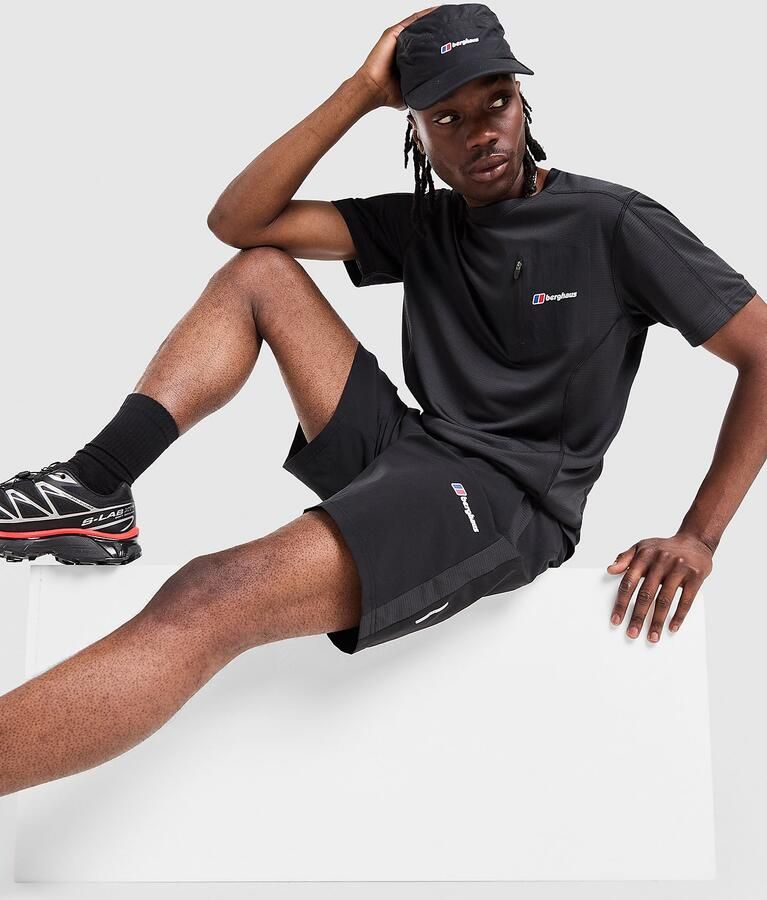 Berghaus Sidley Pocket T-Shirt Zwart- Heren Zwart
