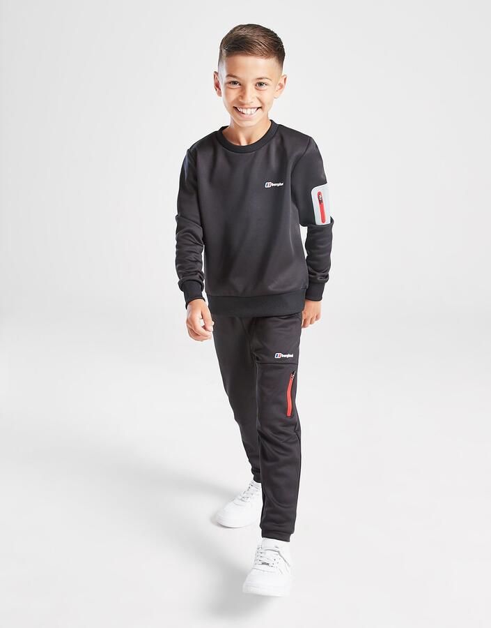 Berghaus Talus Crew Tracksuit Children Zwart