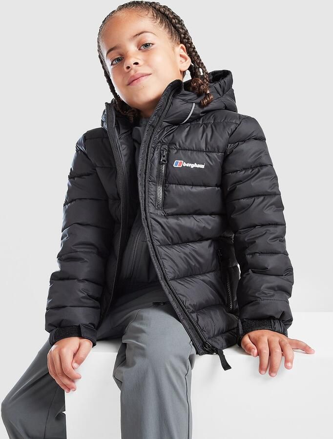 Berghaus Tech v3 Baffle Jacket Children Zwart