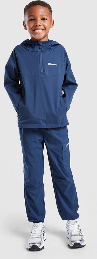 Berghaus Theran 1 2 Zip Tracksuit Children Blauw