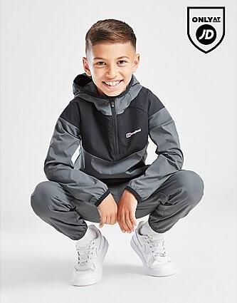 Berghaus Theran 1 2 Zip Tracksuit Children Grey Kind Grey