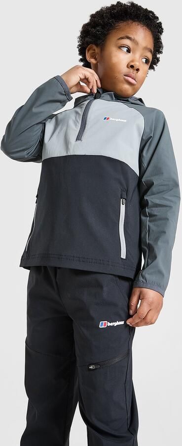 Berghaus Theran 1 2 Zip Tracksuit Children Zwart
