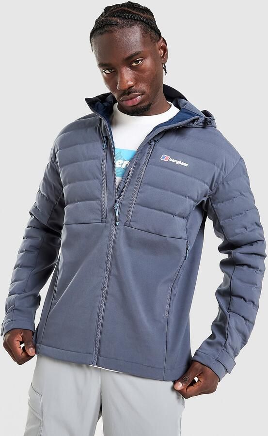 Berghaus Theran Hybrid Jacket Grijs- Heren Grijs