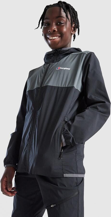 Berghaus Theran V2 Full Zip Jacket Junior Zwart