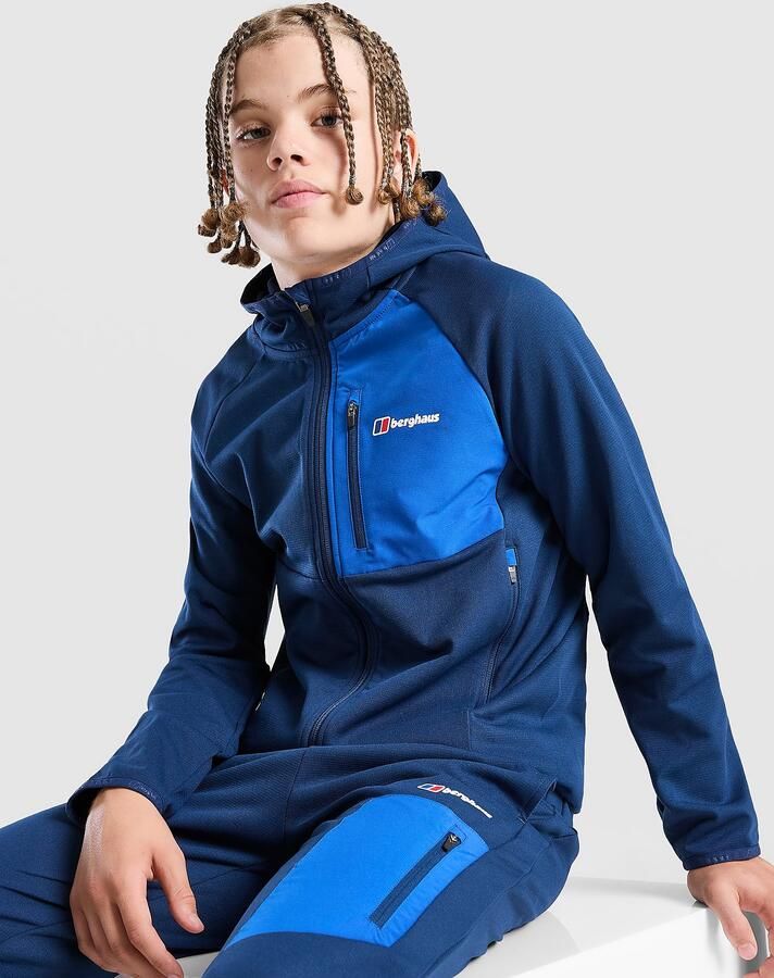 Berghaus Track Full Zip Hoodie Junior Blauw