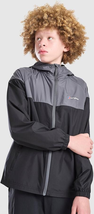 Berghaus Wind Shell Jacket Junior Zwart