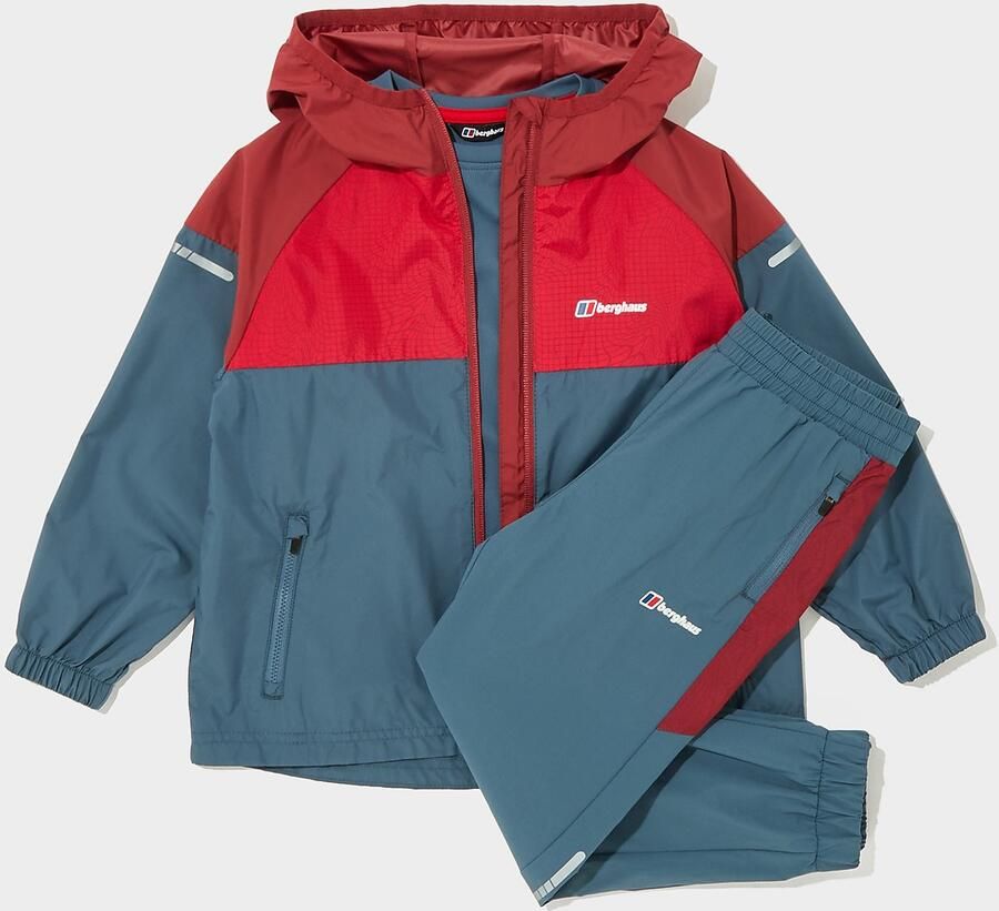 Berghaus Windshell 3-Piece Tracksuit Children Blauw Kind Blauw